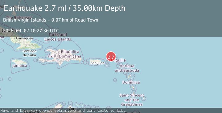 Map of VIRGIN ISLANDS REGION