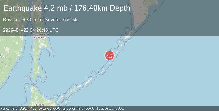 Map of KURIL ISLANDS