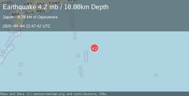 Map of BONIN ISLANDS, JAPAN REGION
