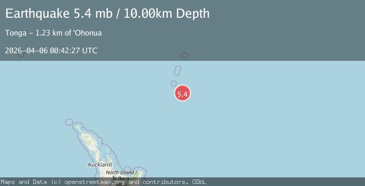 Map of SOUTH OF KERMADEC ISLANDS