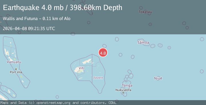 Map of FIJI REGION
