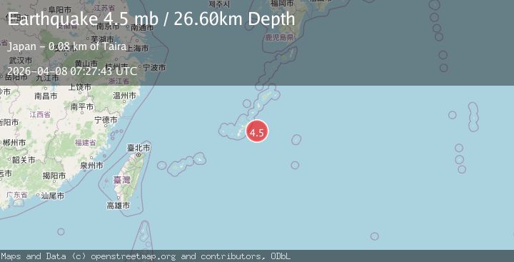 Map of RYUKYU ISLANDS, JAPAN