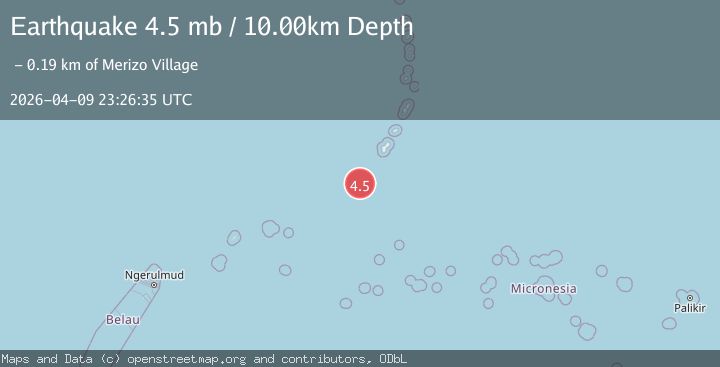 Map of SOUTH OF MARIANA ISLANDS