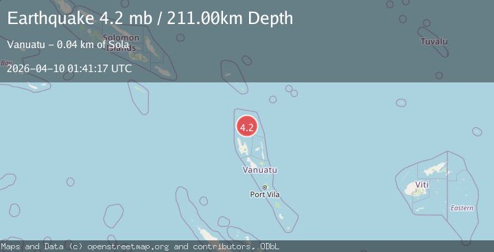 Map of VANUATU
