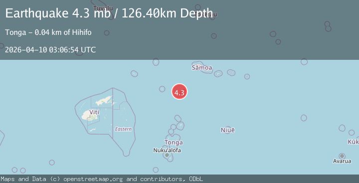 Map of TONGA