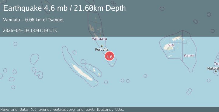 Map of VANUATU