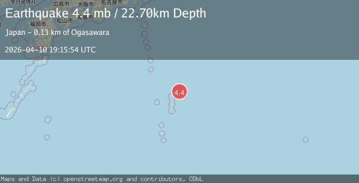 Map of BONIN ISLANDS, JAPAN REGION