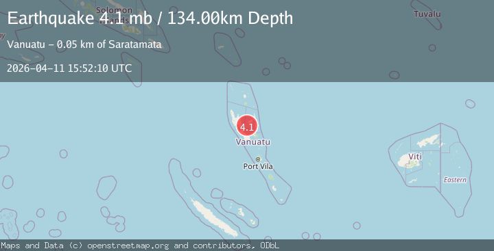 Map of VANUATU