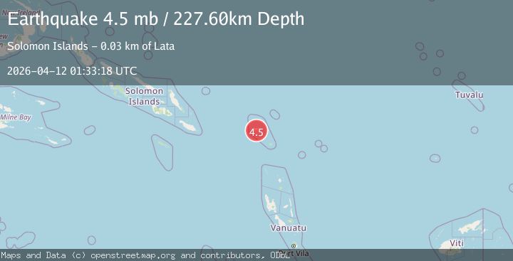 Map of SANTA CRUZ ISLANDS