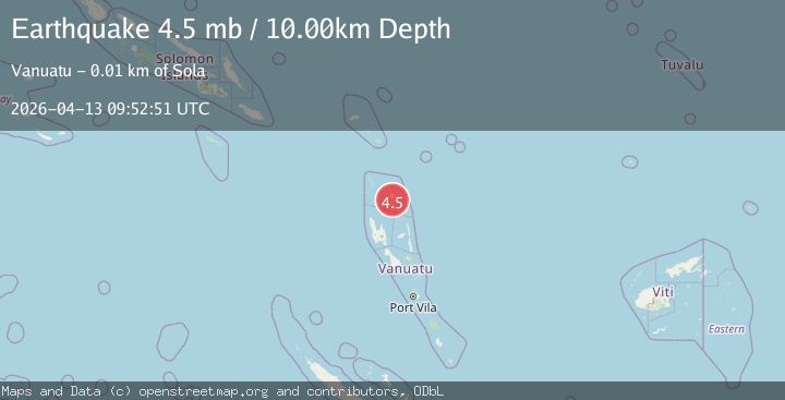 Map of VANUATU