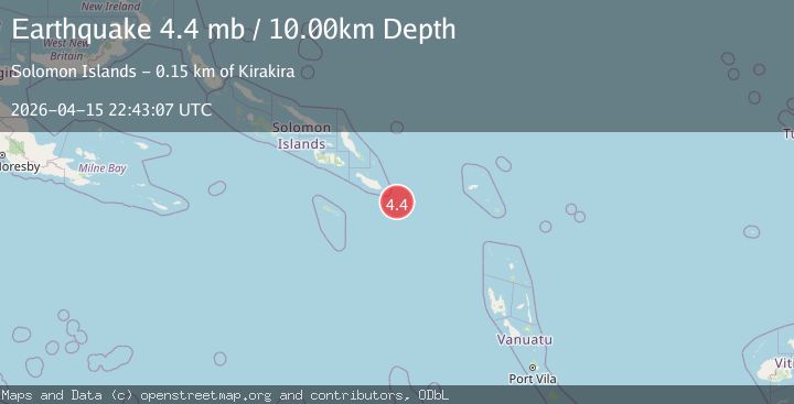Map of SOLOMON ISLANDS