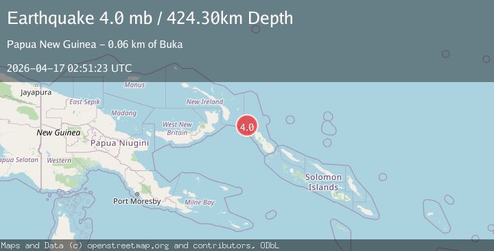 Map of BOUGAINVILLE REGION, P.N.G.