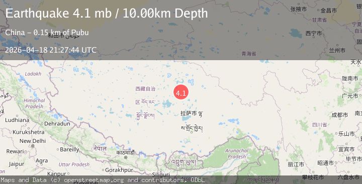 Map of EASTERN XIZANG