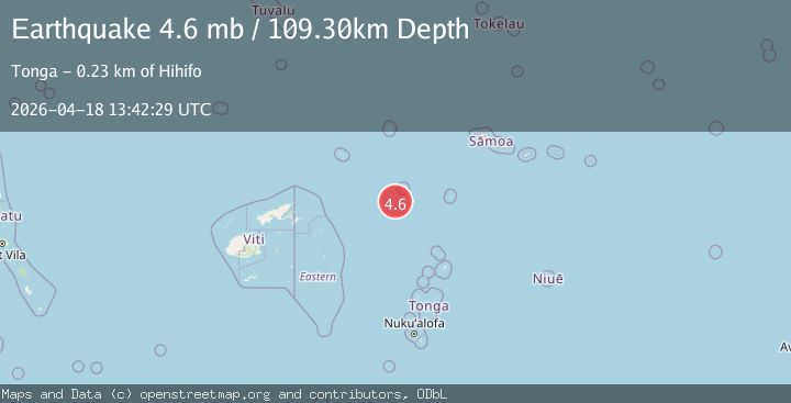 Map of TONGA