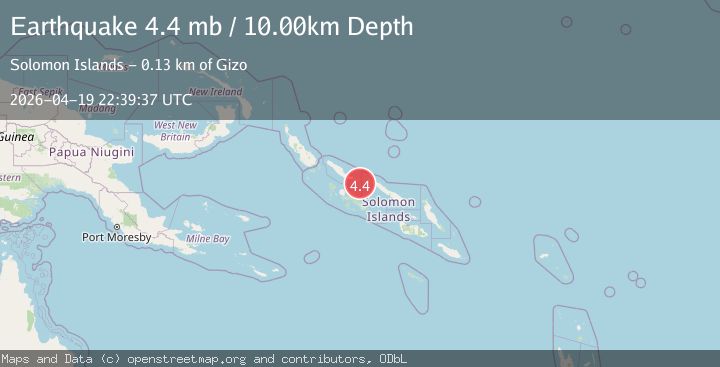 Map of SOLOMON ISLANDS