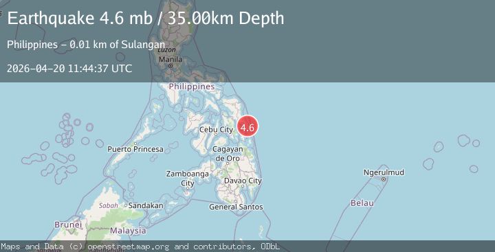 Map of LEYTE, PHILIPPINES