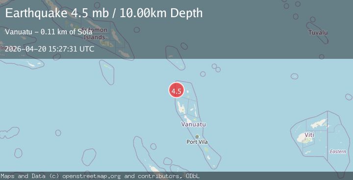 Map of VANUATU