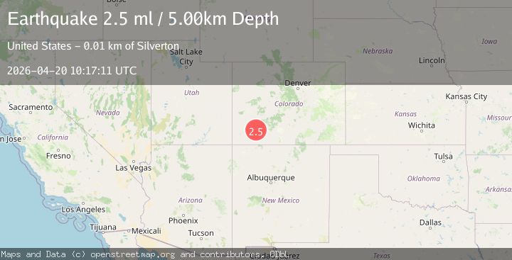 Map of COLORADO