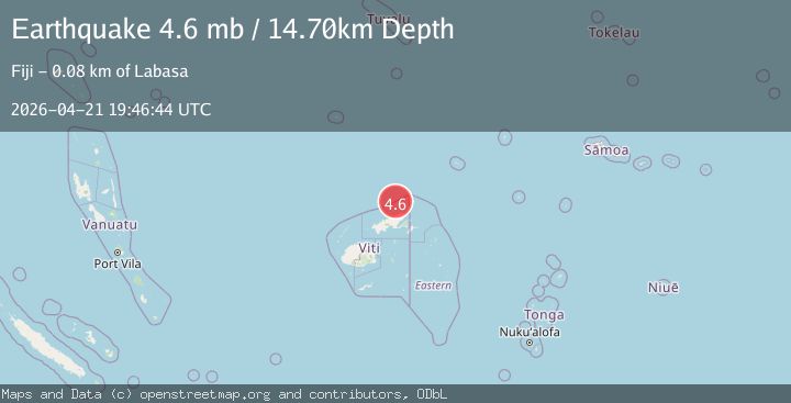 Map of FIJI