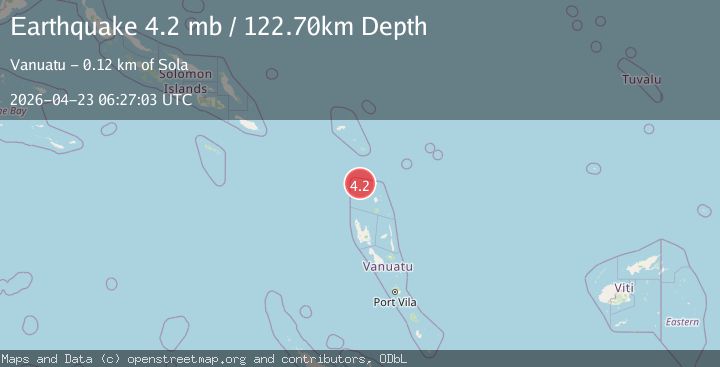 Map of VANUATU