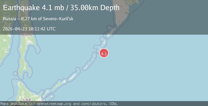 Map of KURIL ISLANDS