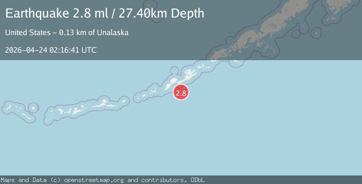 Map of FOX ISLANDS, ALEUTIAN ISLANDS