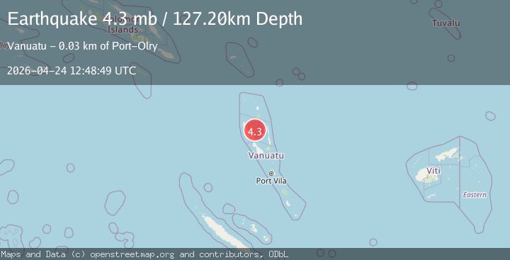 Map of VANUATU