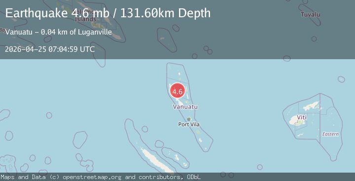 Map of VANUATU