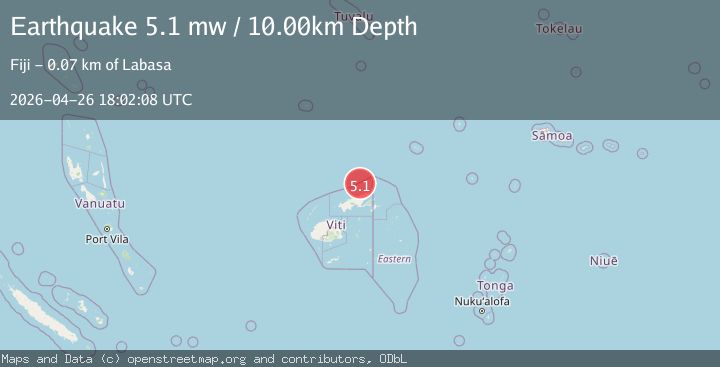 Map of FIJI