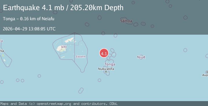 Map of TONGA