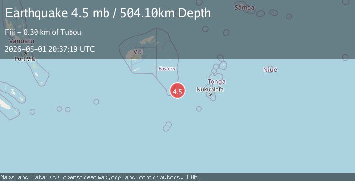 Map of FIJI REGION