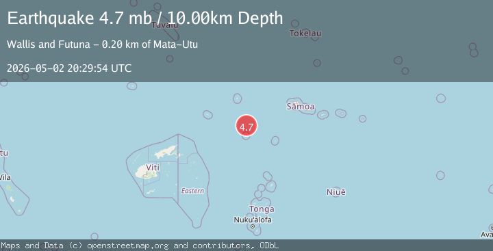 Map of SAMOA ISLANDS REGION