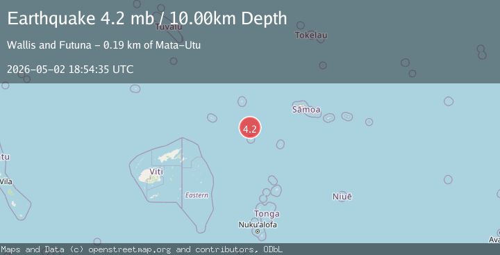 Map of SAMOA ISLANDS REGION