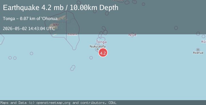 Map of TONGA