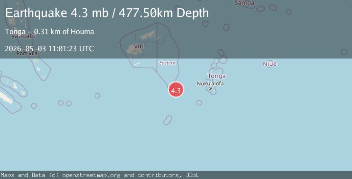 Map of FIJI REGION