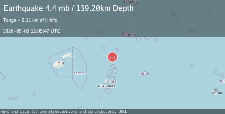 Map of TONGA
