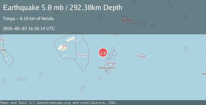 Map of TONGA
