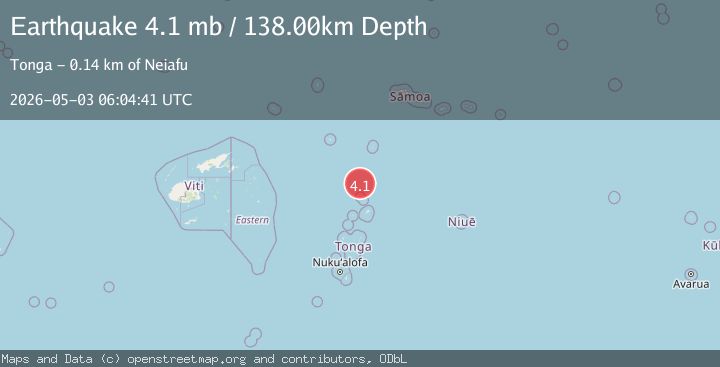 Map of TONGA