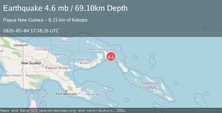 Map of NEW IRELAND REGION, P.N.G.