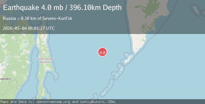 Map of SEA OF OKHOTSK