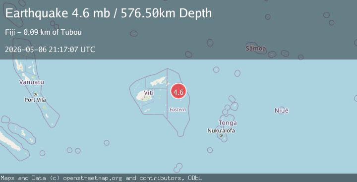 Map of FIJI REGION