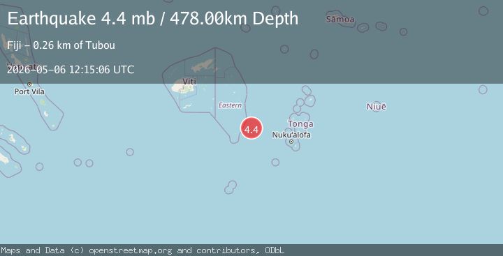 Map of FIJI REGION