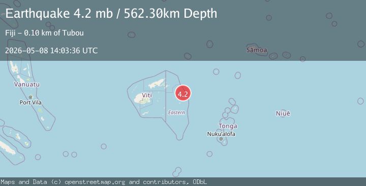 Map of FIJI REGION