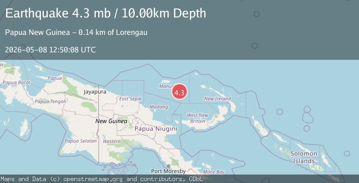 Map of ADMIRALTY ISLANDS REGION, P.N.G.
