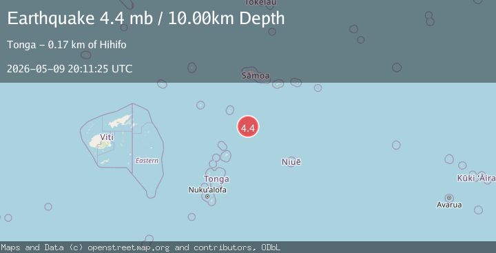 Map of SAMOA ISLANDS REGION