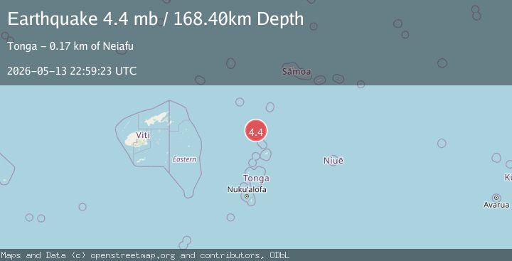 Map of TONGA