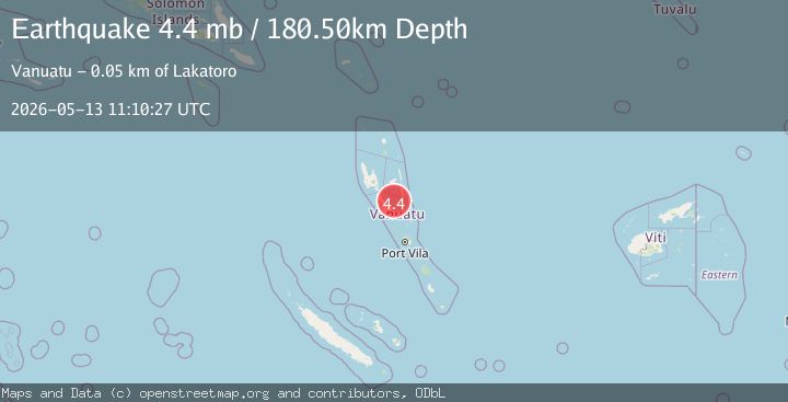 Map of VANUATU