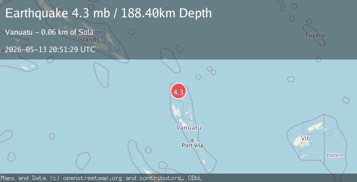 Map of VANUATU
