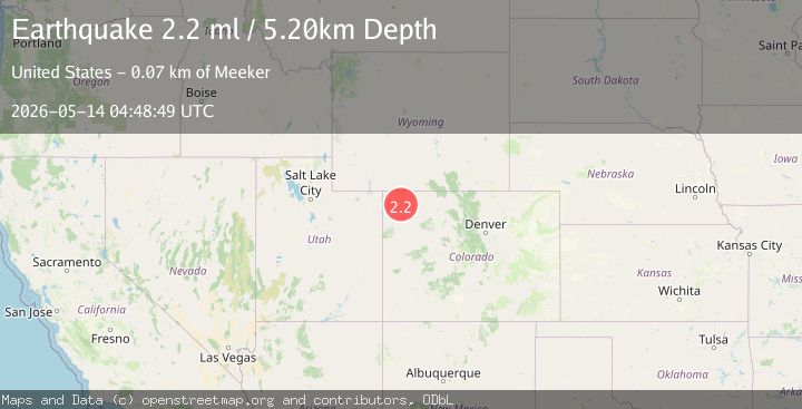 Map of COLORADO