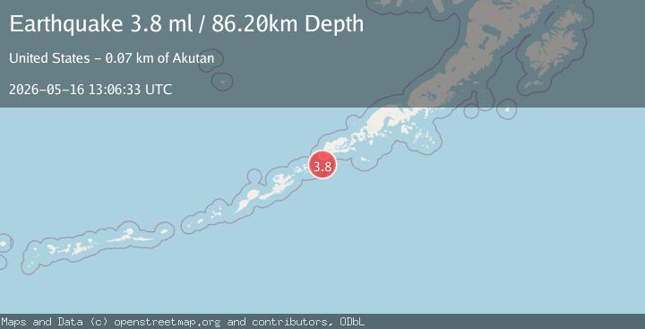Map of UNIMAK ISLAND REGION, ALASKA